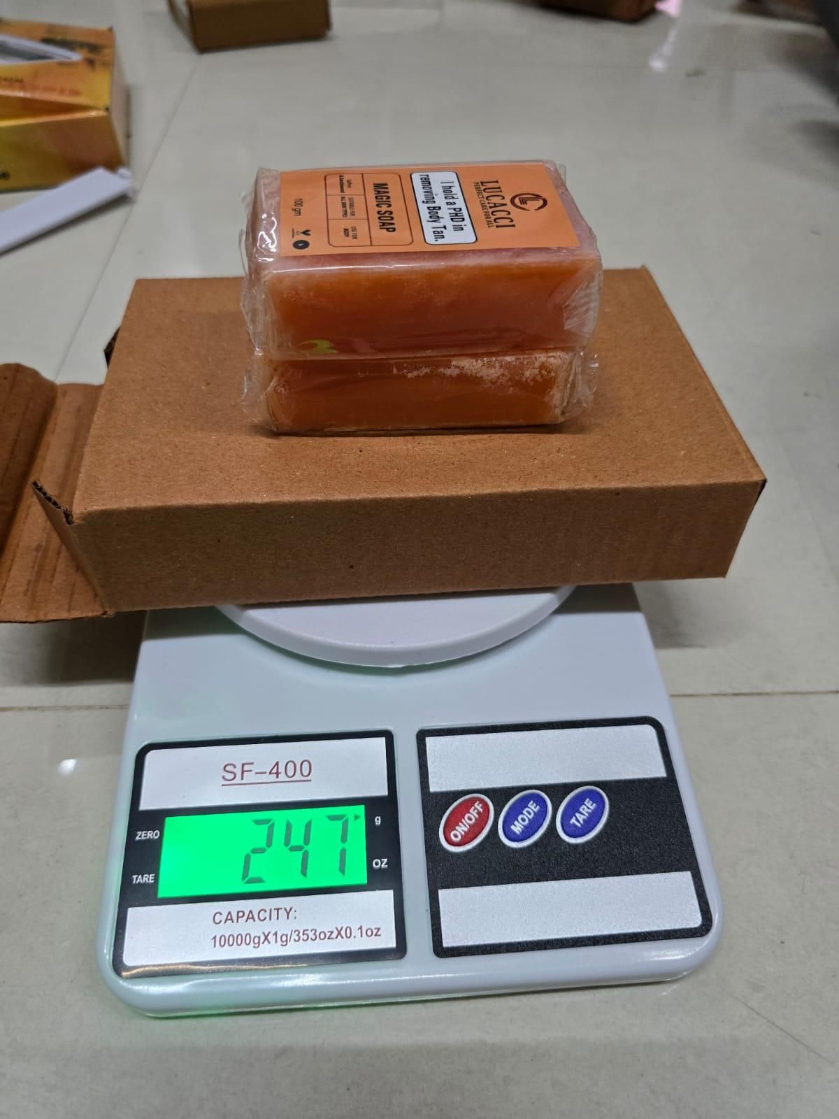 Lucacci Soaps Sandalwood & Saffron Magic Soaps For Bath Paraben Free 100g - Velora