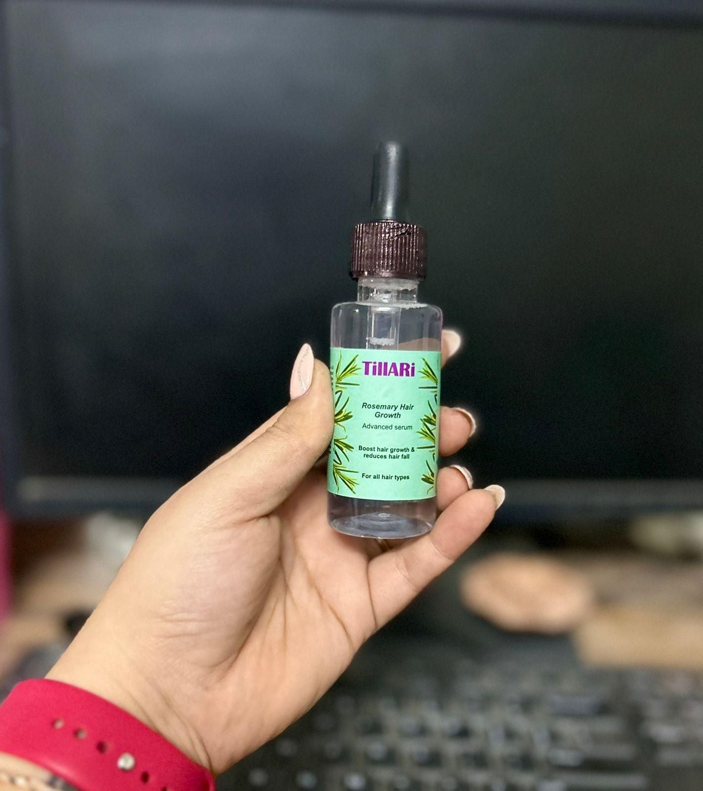 Tillari Rosemary Hair Growth Serum - Velora